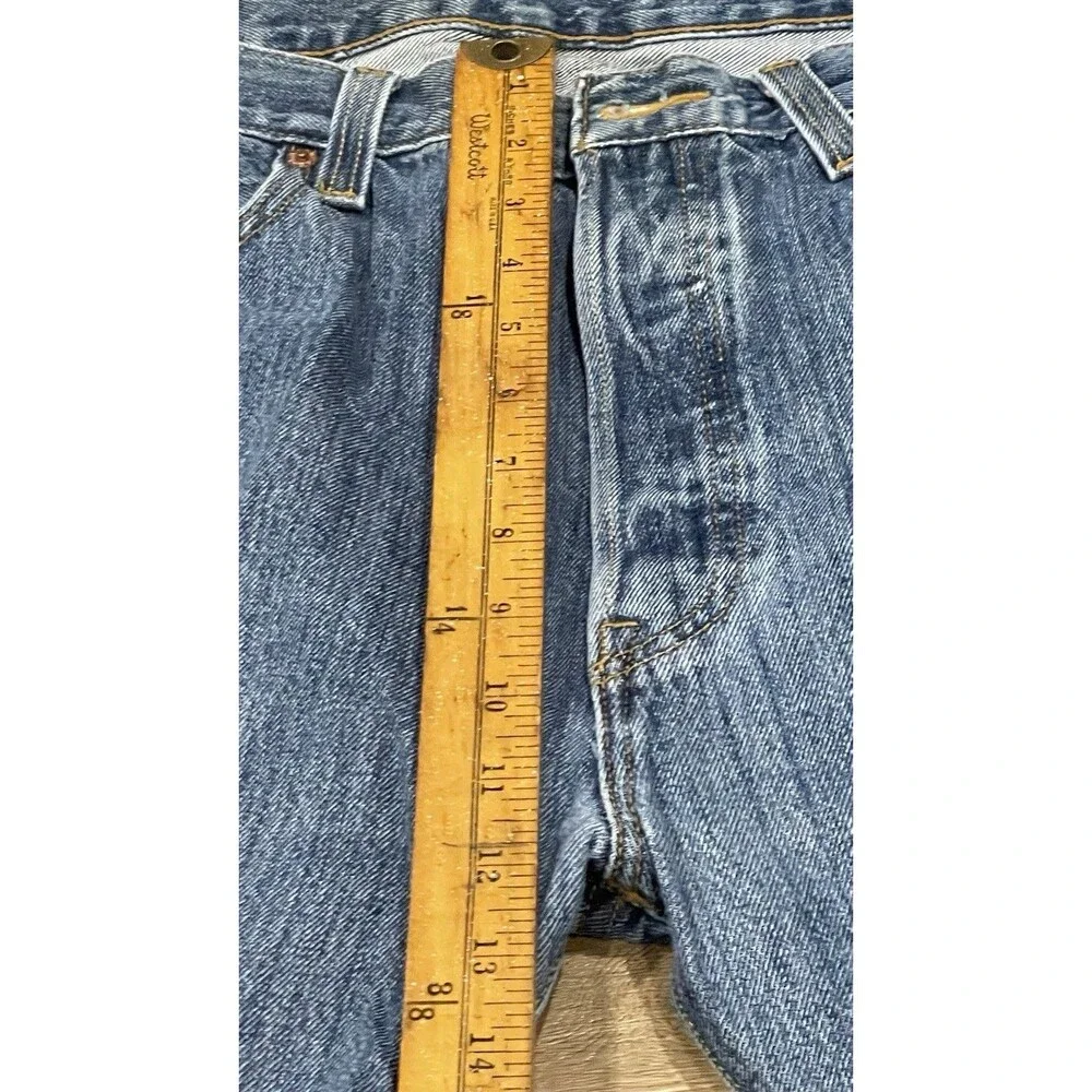 Vtg Levi’s 501 Button Fly Straight Leg Jeans 36x30 Made In Haiti